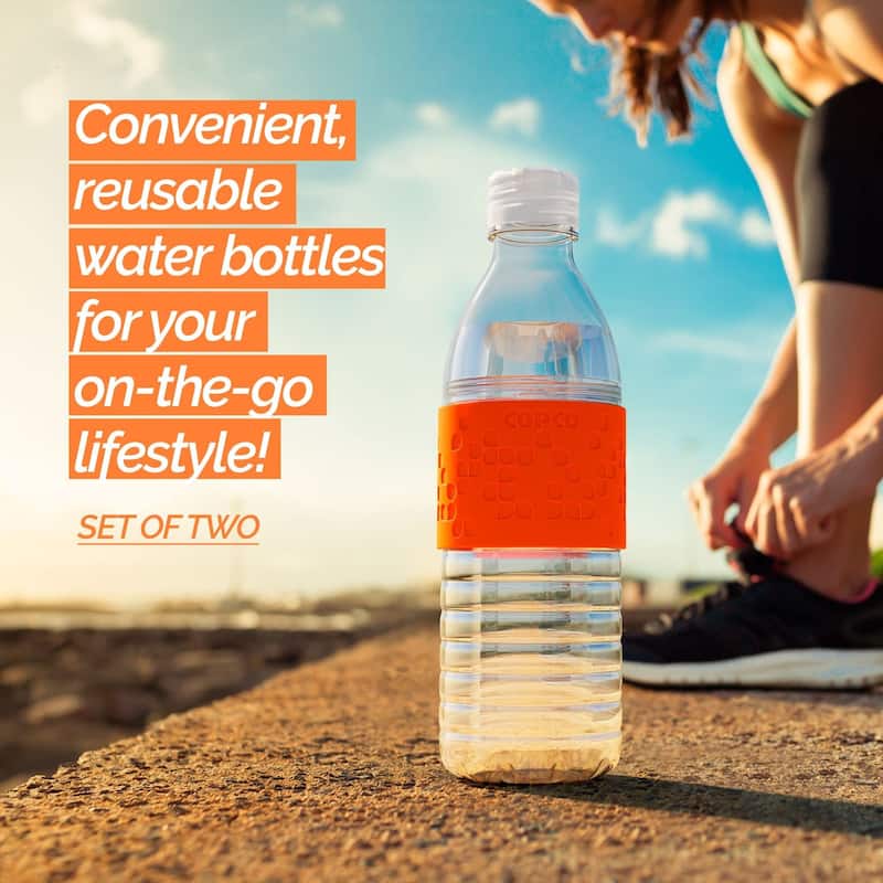 Copco 2 Pack Hydra Resuable Water Bottles - 16.9 oz each