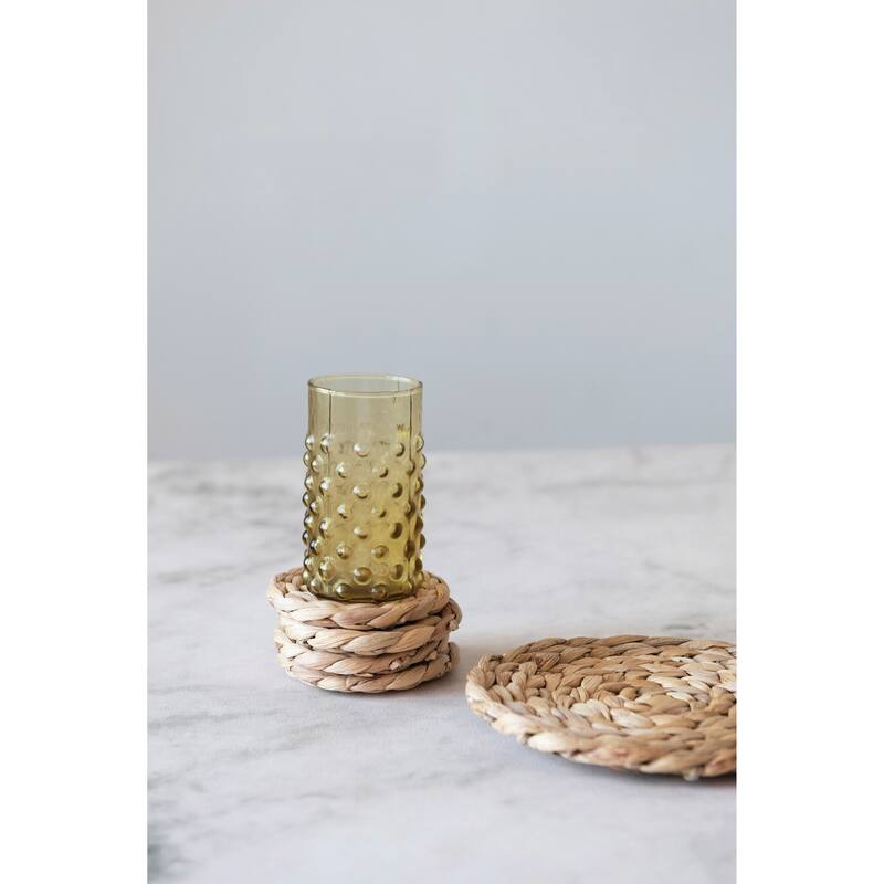 Hobnail Drinking Glass