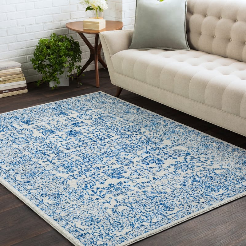 Livabliss Angeles Area Rug - 5' 3" x 7' 3" - Dark Blue