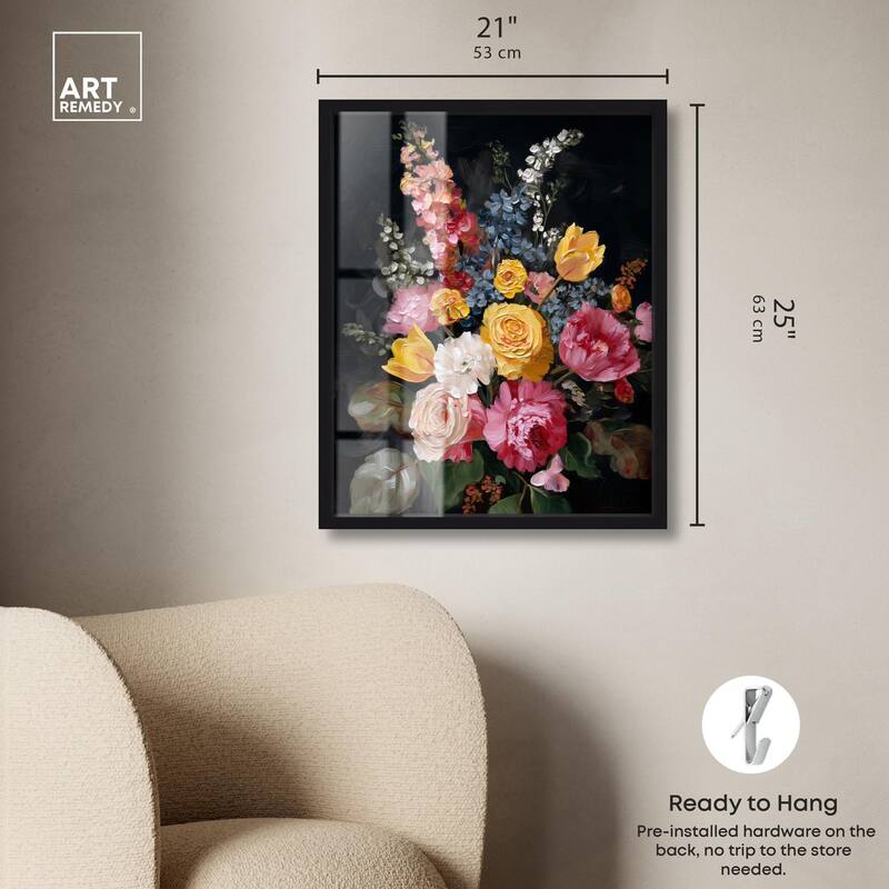 Garden Richness I Shadowbox by Art Remedy