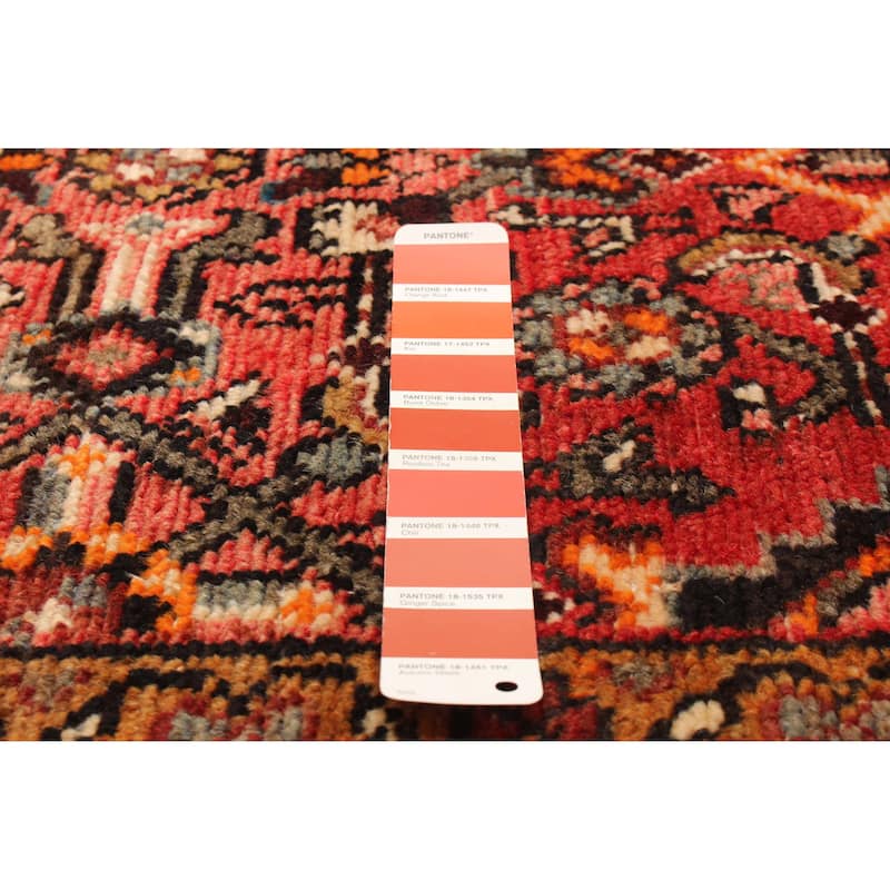 ECARPETGALLERY Hand-knotted Anadol Red Wool Rug - 4'11 x 10'3