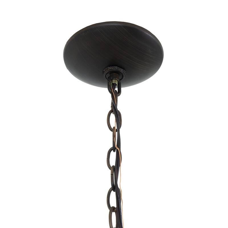 Yosemite Home Decor Alta Peak Collection 3 Light Bowl Chandelier - 21 x 21 x 18