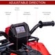 preview thumbnail 4 of 7, 12V Kids Electric ATV Quad with LED Headlights, AUX/USB Ports, and Twin Motors