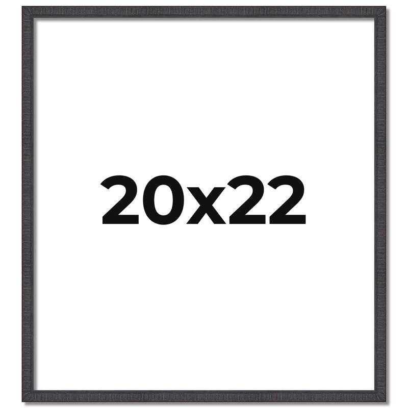 20x22 Frame Brown Solid Wood Picture Frame - Complete Modern Photo