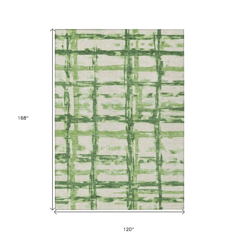 HomeRoots Striped Transitional Rectangle Outdoor Rug