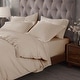preview thumbnail 52 of 86, Superior Egyptian Cotton 400 Thread Count Solid Duvet Cover Set Full/Queen - Tan
