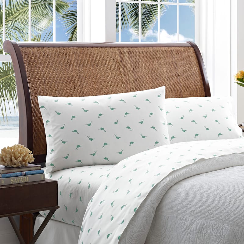 Tommy Bahama Cotton Printed Sheet Sets and Pillowcase Pairs