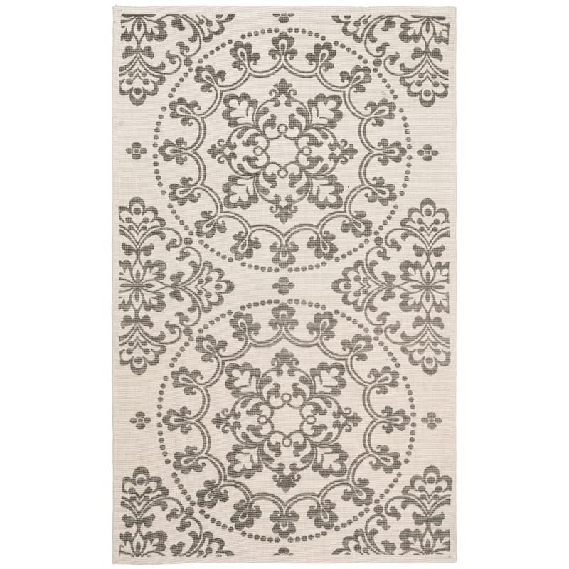 SAFAVIEH Handmade Cedar Brook Gratienne Modern Jute Rug - 2'3" x 3'9" - Natural/Grey