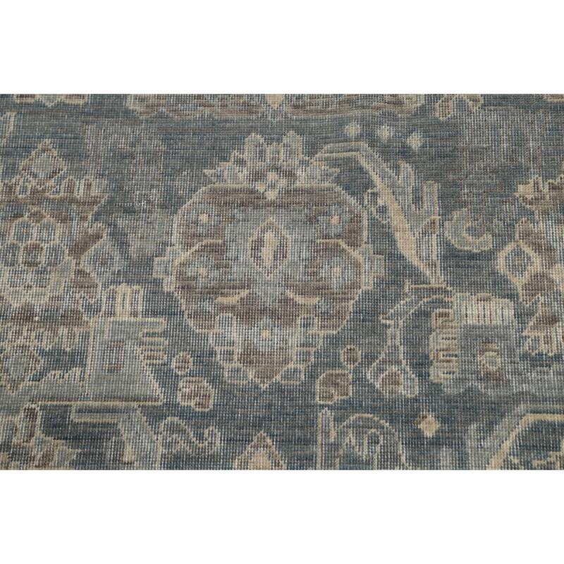 Silver Washed Traditional Ziegler Turkish Wool Area Rug Bedroom Carpet - 6'7" x 9'10"