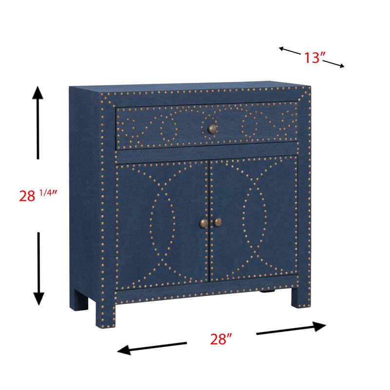SEI Furniture Belize Navy 2-door Storage Cabinet