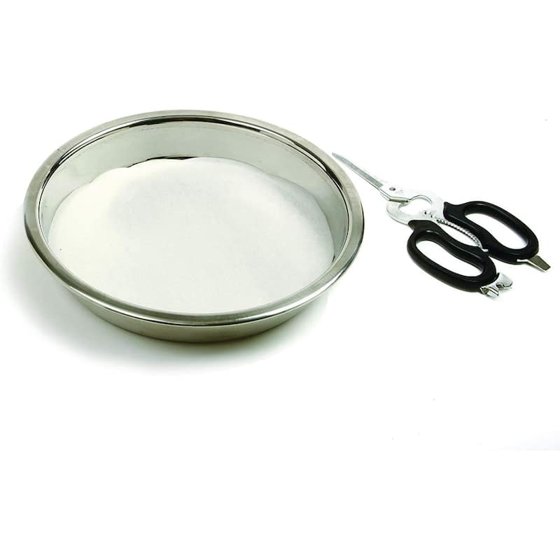 Norpro 9" Round Parchment Paper Cake Pizza Tart Baking Pan Liners - 25 Pack
