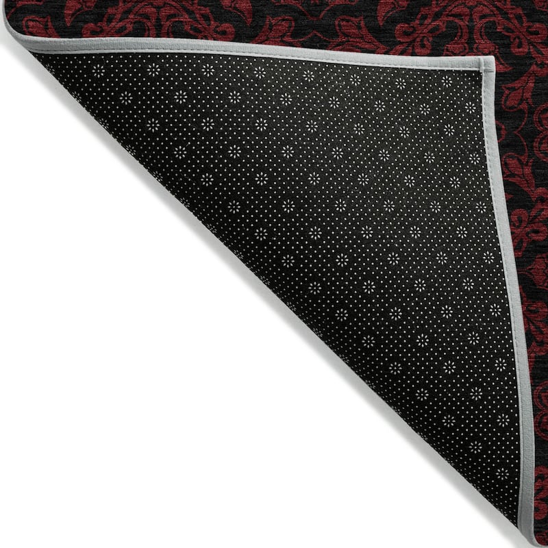 HomeRoots Medallion Transitional Rectangle Outdoor Rug