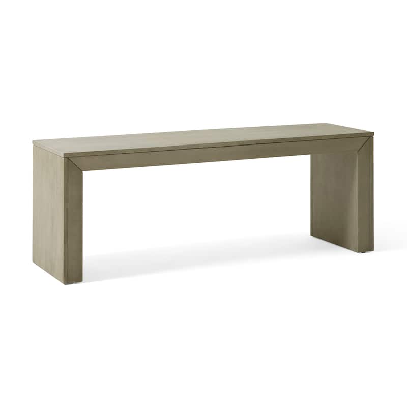 Palston Farmhouse Acacia Wood Dining Bench by Christopher Knight Home