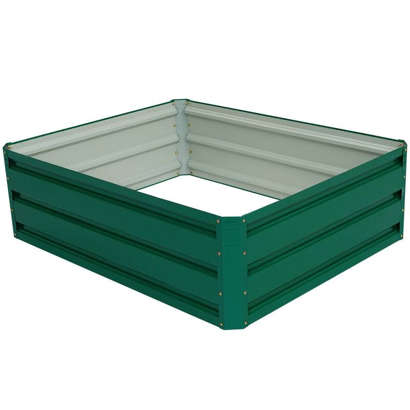 Outdoor Raised Garden Planter Box for Patio Flower Vegetables - 30" x 32" x 12.0" (L x W x H)