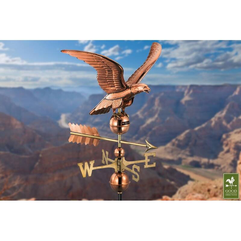 Smithsonian Eagle Weathervane Pure Copper by Good Directions
