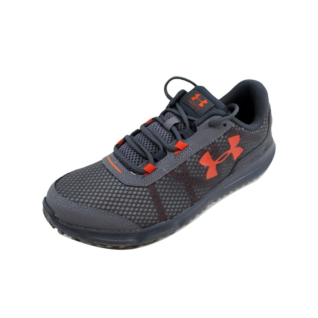 Under armour grey and orange shoes