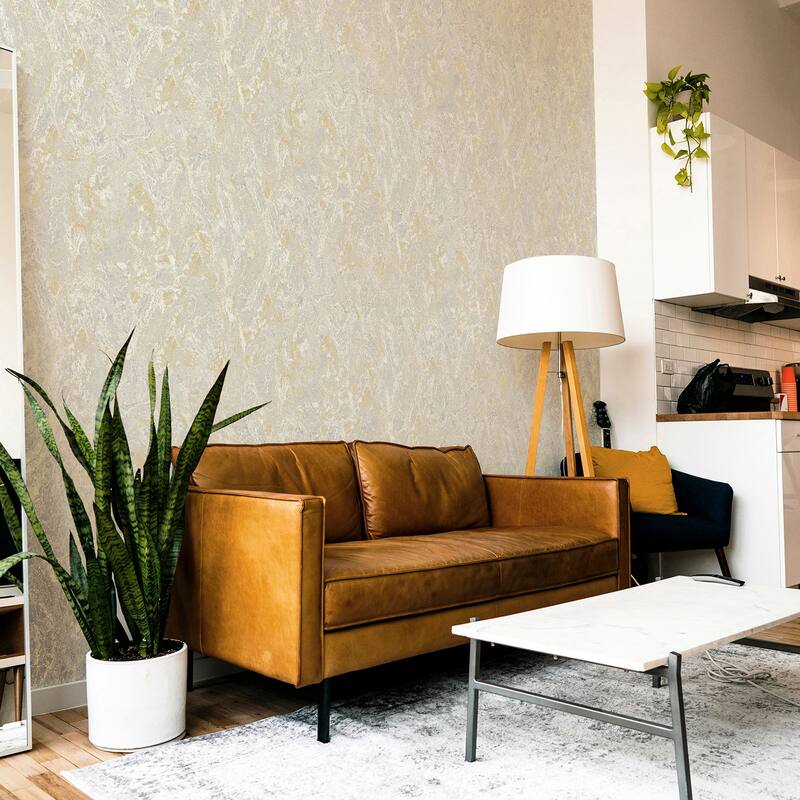 Arthouse Evonne Neutral Marble Patina Wallpaper