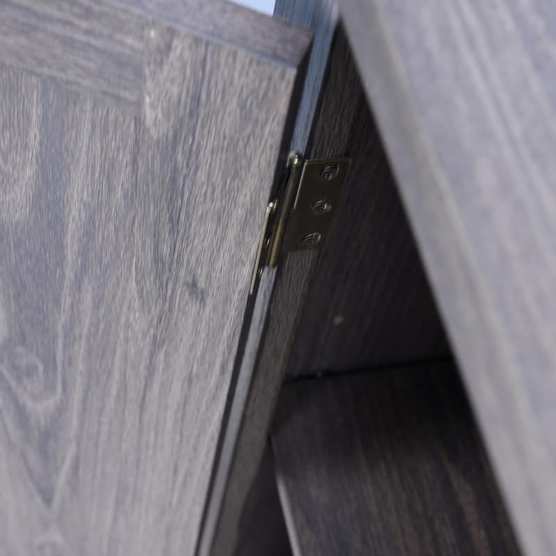 Elegant sideboard with 2 acrylic mirrored doors Sideboard and Buffet