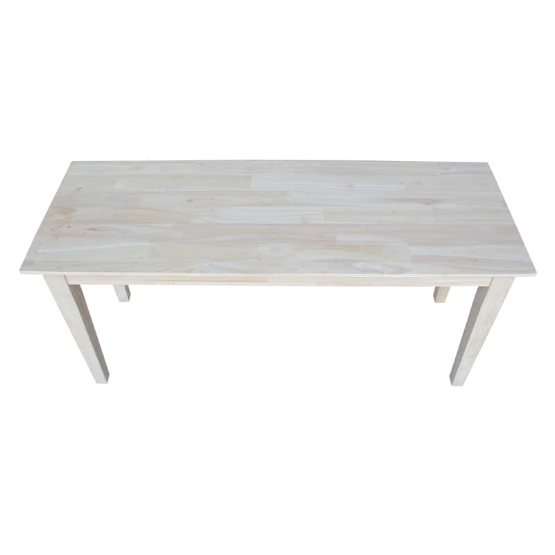 Shaker Style Bench - 39" x 14" - 39" x 14"