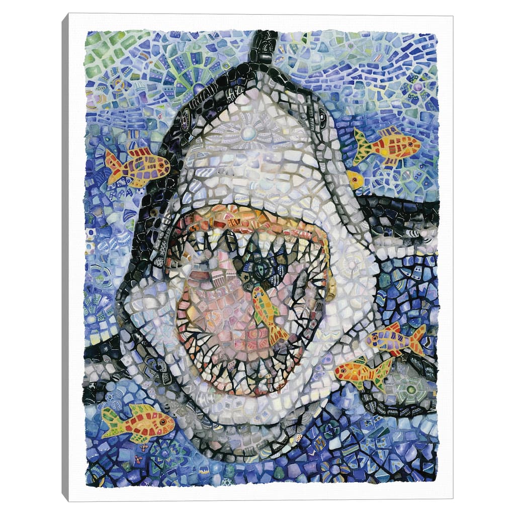 Great White by Charlsie Kelly Canvas Art Print