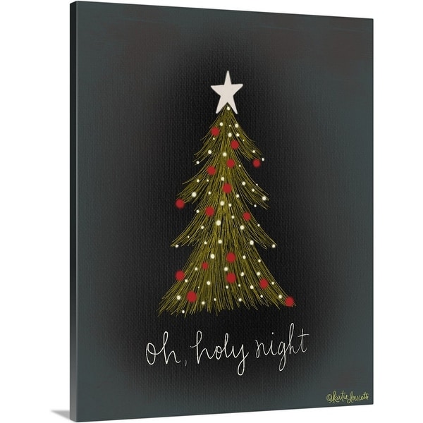 "Oh Holy Night Tree" Canvas Wall Art