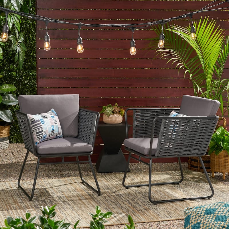 Stylish and Comfortable Outdoor Chair - DARK GREY