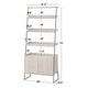 preview thumbnail 12 of 10, Lifestorey Estanier Large Ladder Shelf with Cabinet