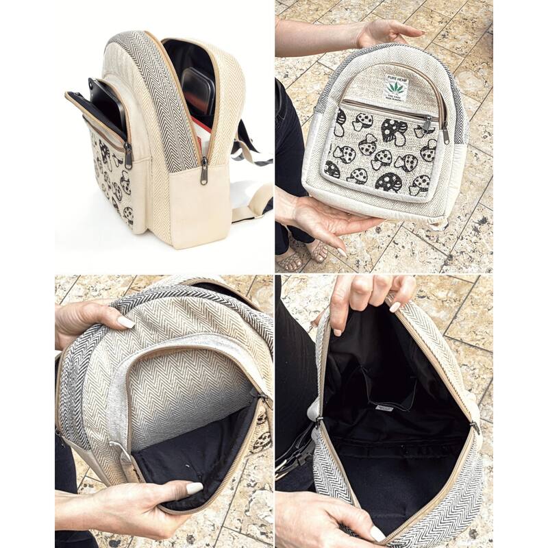 Kathmandu Collection Mini Hemp Mushroom Backpack