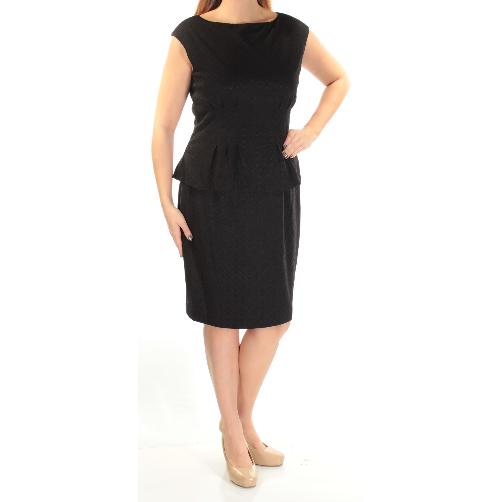 peplum work dress