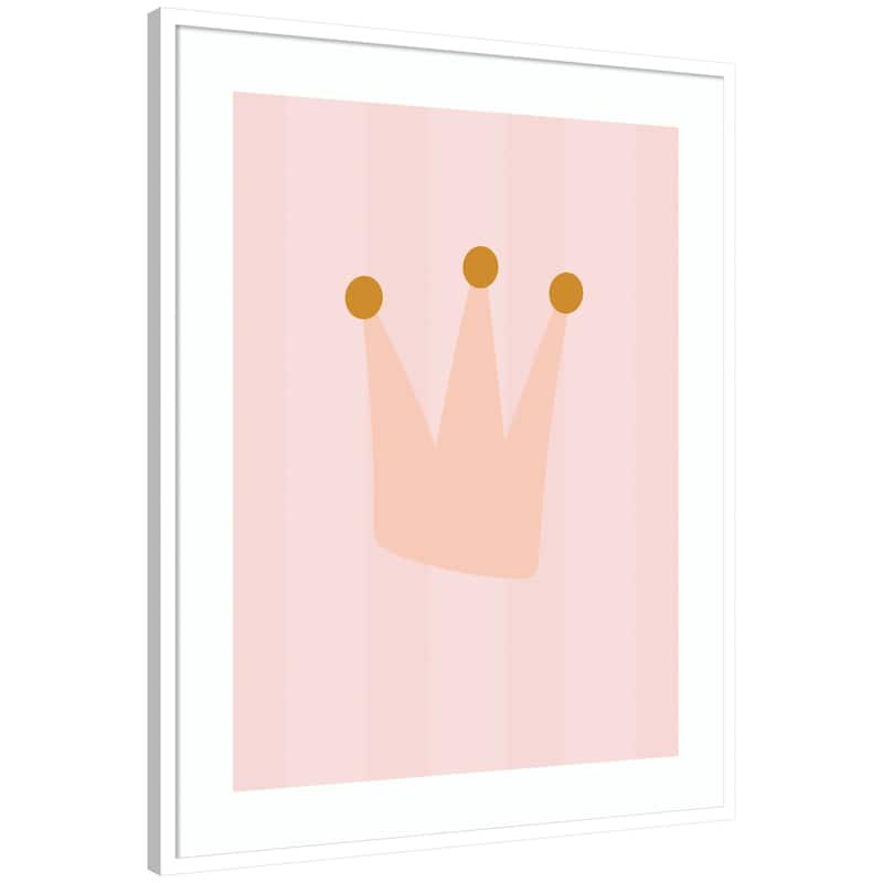 Kate and Laurel Crown by Laura Moss Framed Wall Art Print
