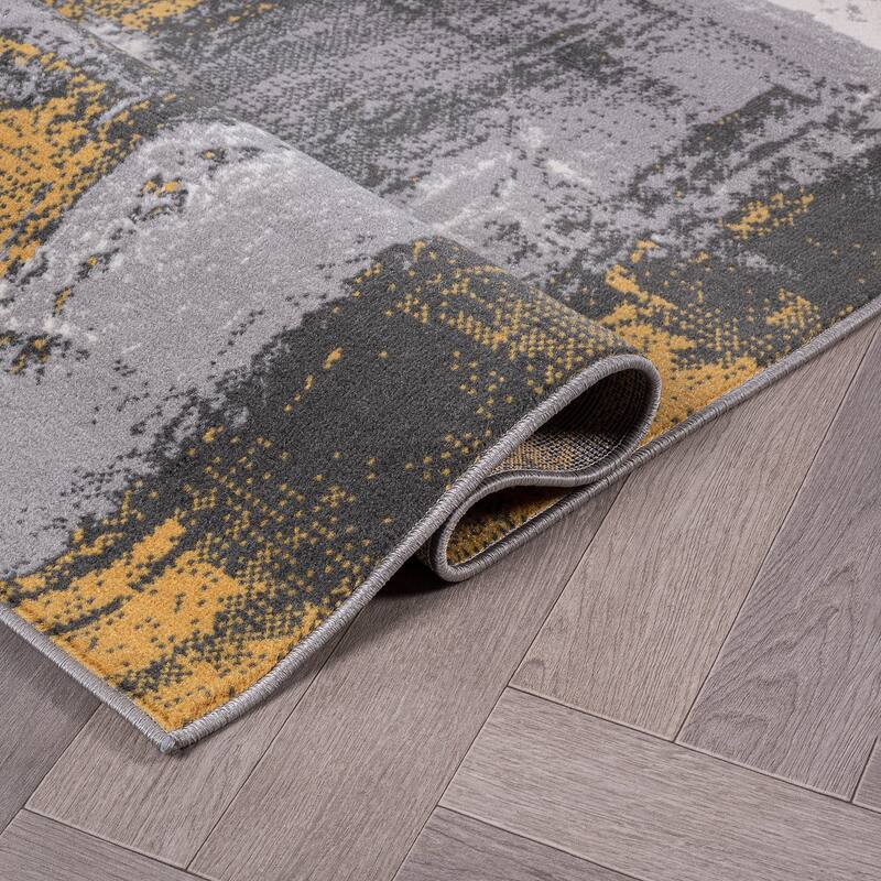 World Rug Gallery Contemporary Abstract Area Rug