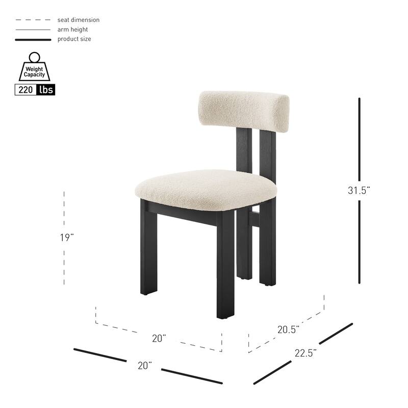NPD Furniture Hailey Dining Side Chair (Set of 2)