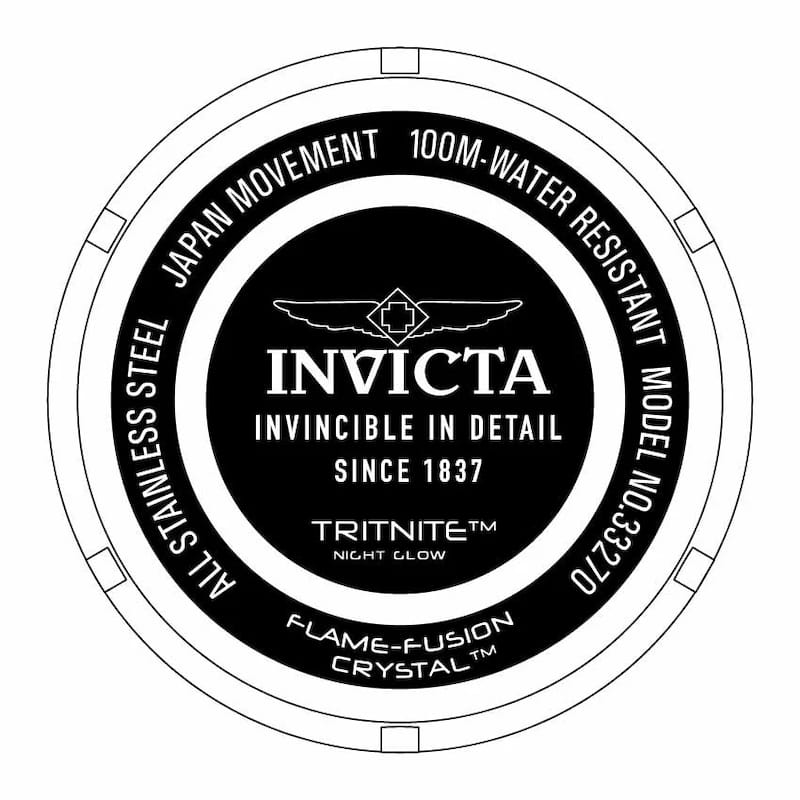 Invicta Men's 33270 Pro Diver Quartz 3 Hand Blue Dial Watch