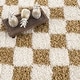 preview thumbnail 6 of 12, Hauteloom Atira Living Room, Bedroom Area Rug - Contemporary - Plush Pile - Light Gray,Cream - 7'10" x 10'3"