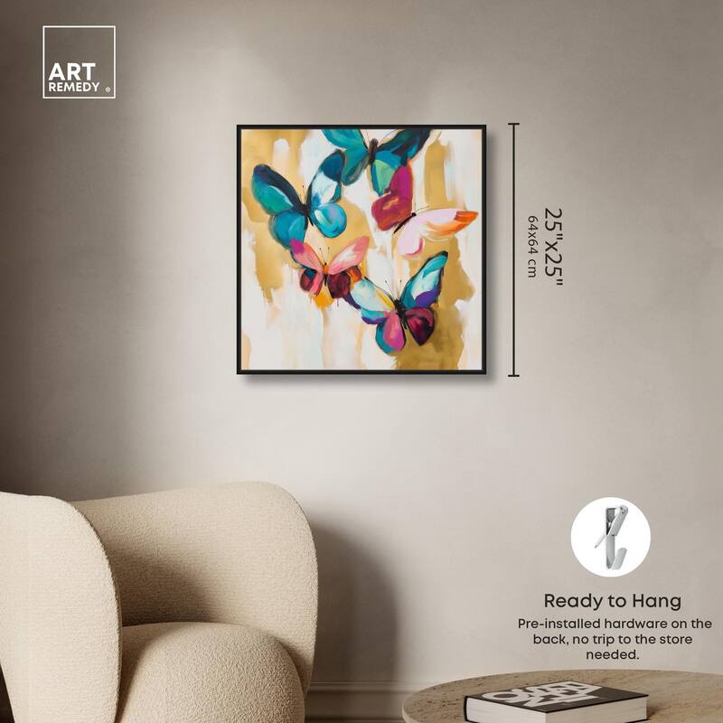 Wings in Waltz II Canvas by Art Remedy