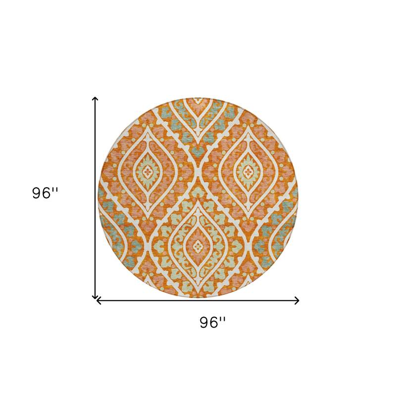 HomeRoots Floral Transitional Rectangle Outdoor Rug