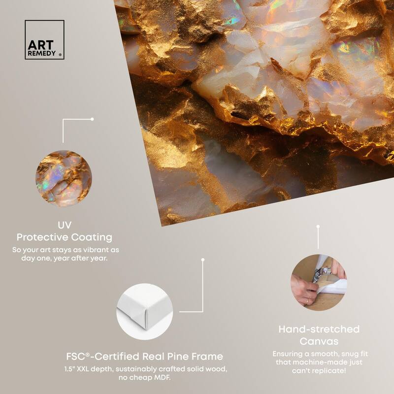 Mythic Gleam Canvas by Art Remedy, Gallery Wrapped