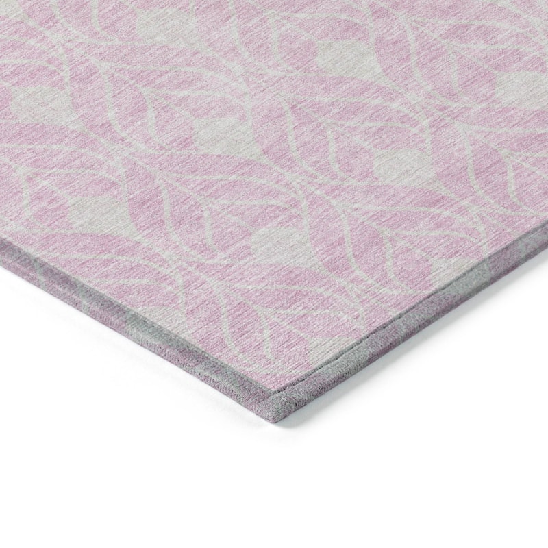 Machine Washable Indoor/ Outdoor Chantille Contempoary Geo Rug