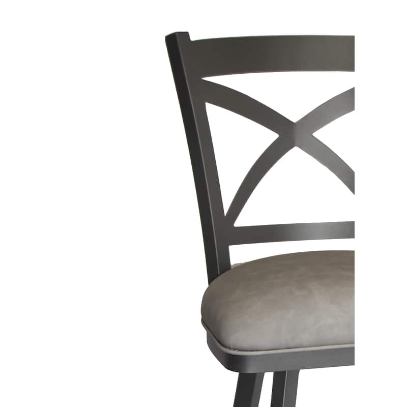 Tempo Furniture Edison Swivel 26" Counterstool/30" Barstool by Furnish Theory