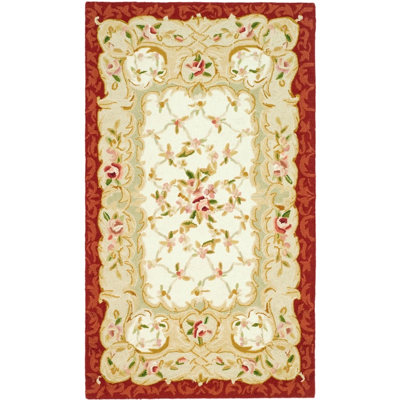 SAFAVIEH Handmade Chelsea Nour French Country Wool Rug