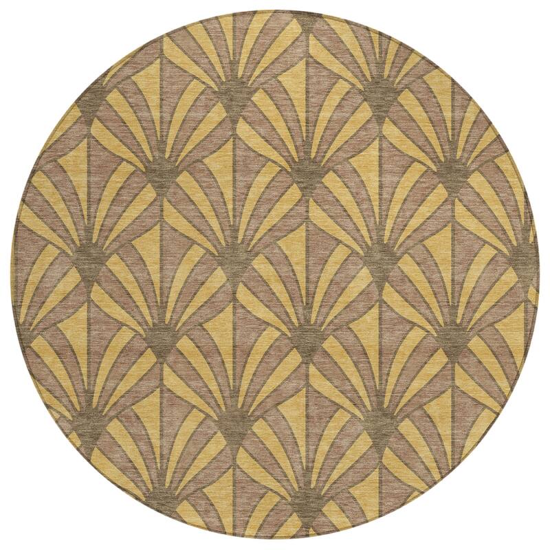 Machine Washable Indoor/ Outdoor Casual Kim Chantille Rug