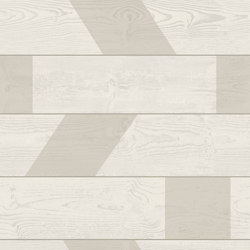 Scott Living Natural Graphic Shiplap Self Adhesive Wallpaper
