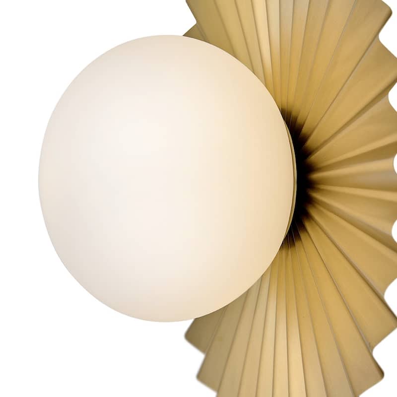 Lark 84391 Stevie 10" Wide Semi-Flush Globe Ceiling Fixture