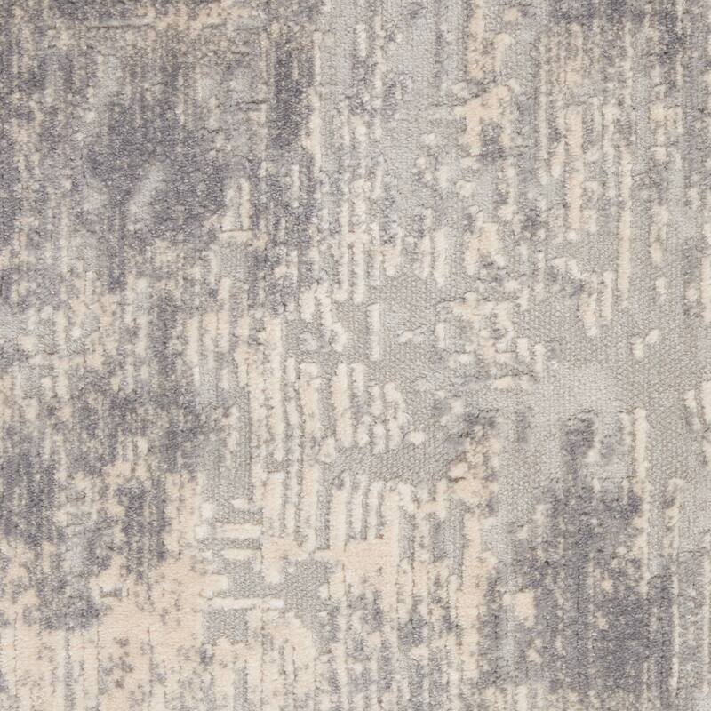 Rustic Textures Distressed Contemporary Abstract Area Rug