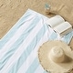 preview thumbnail 11 of 31, Great Bay Home Cotton Cabana Stripe Beach Towel