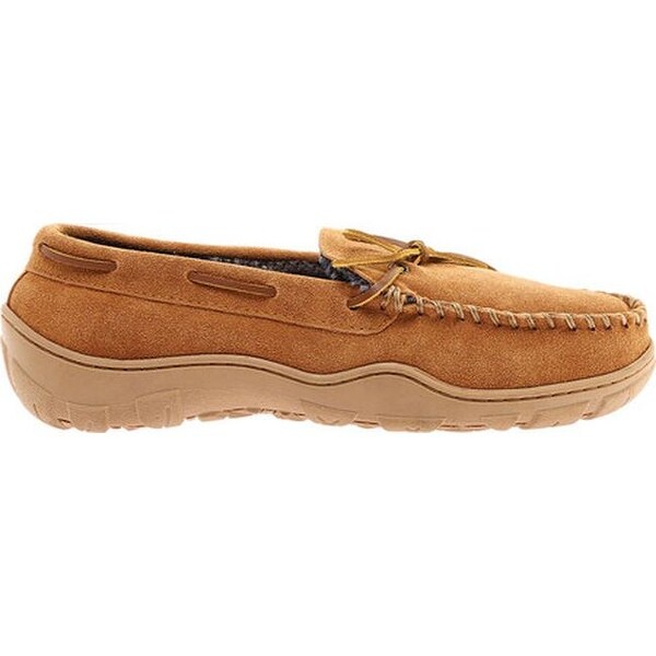 clarks suede men's moccasin slippers
