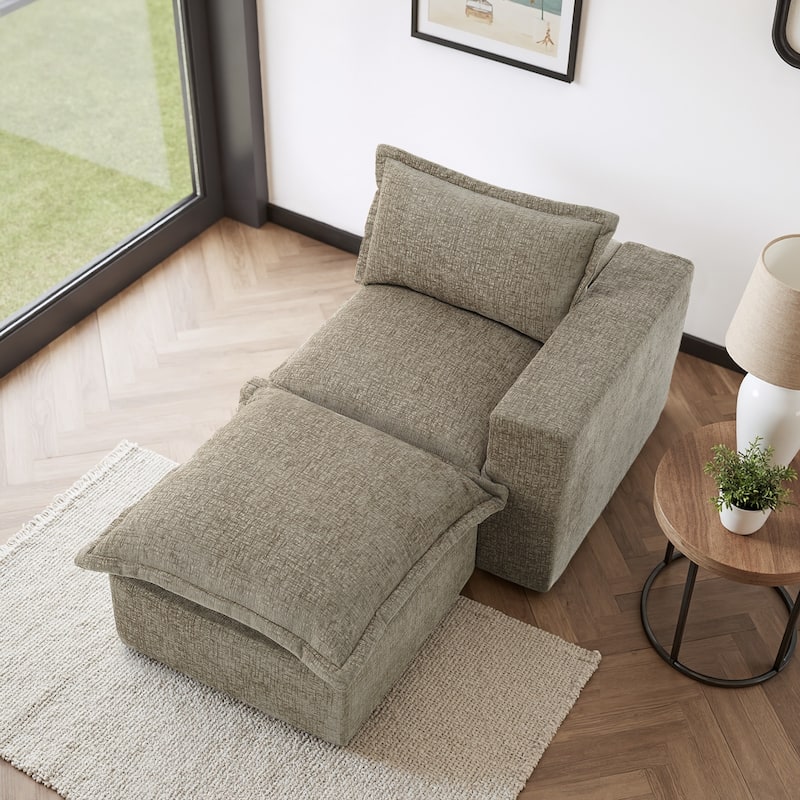 Comfy Cloud Couch Plush Modular Sectional Sofa For Living Room