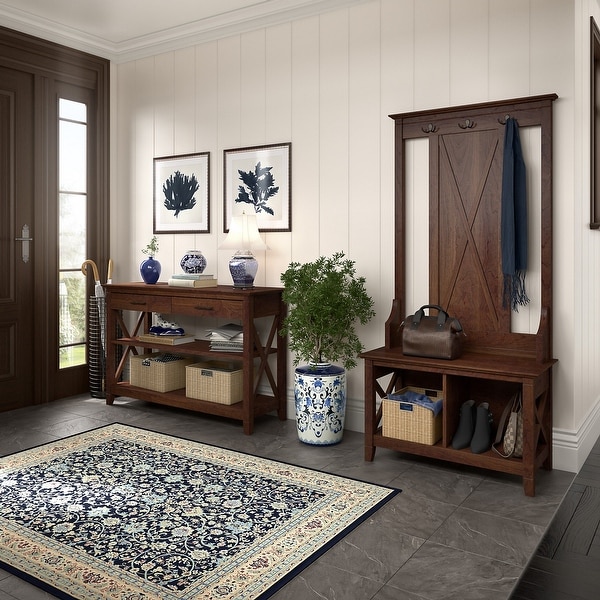 Console table and bench set sales