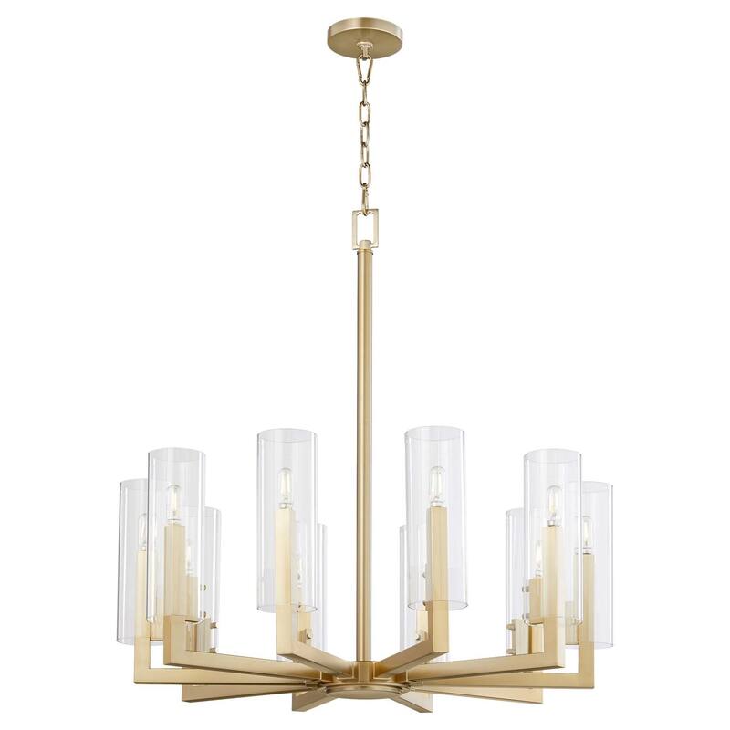 Quorum International 6277-10 Harbin 10 Light 32" Wide Chandelier