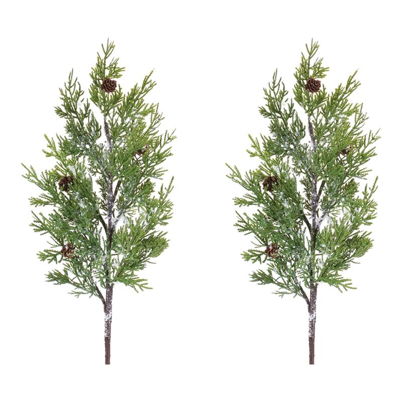Pine Spray (Set of 2) - Green